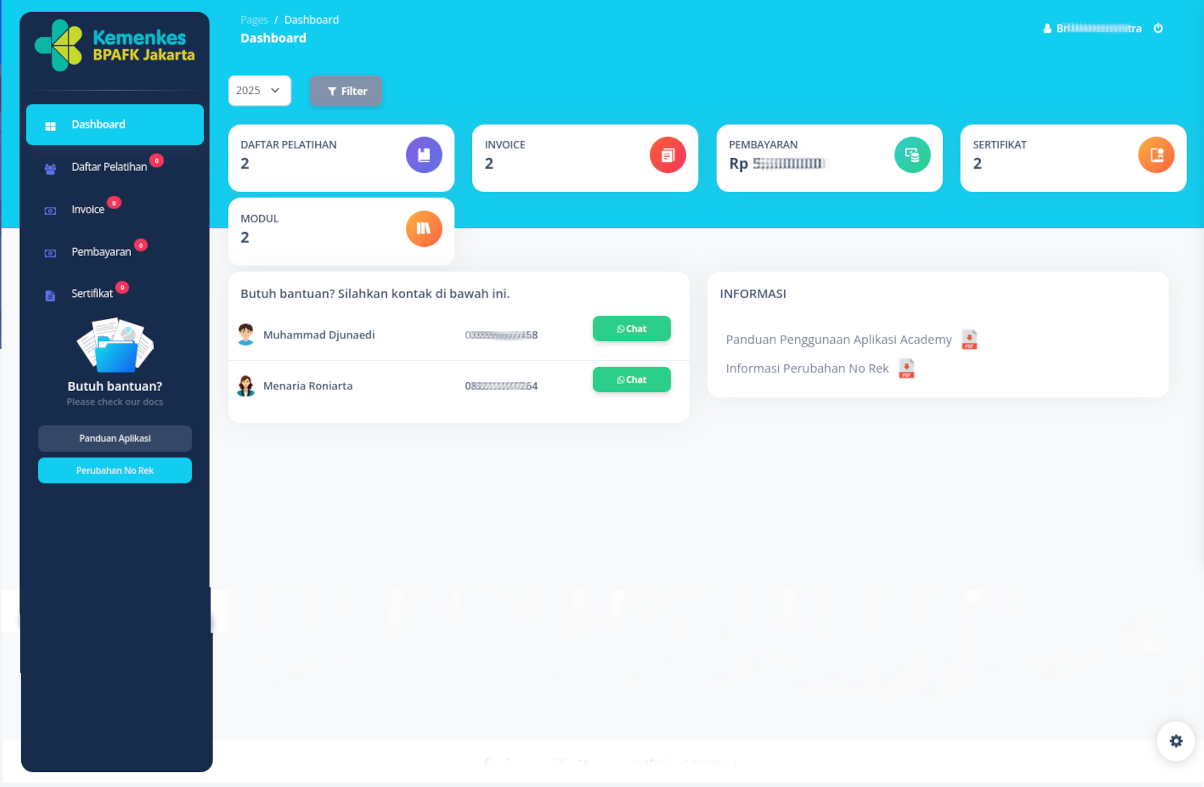 Website & Admin Learning Management System (LMS)