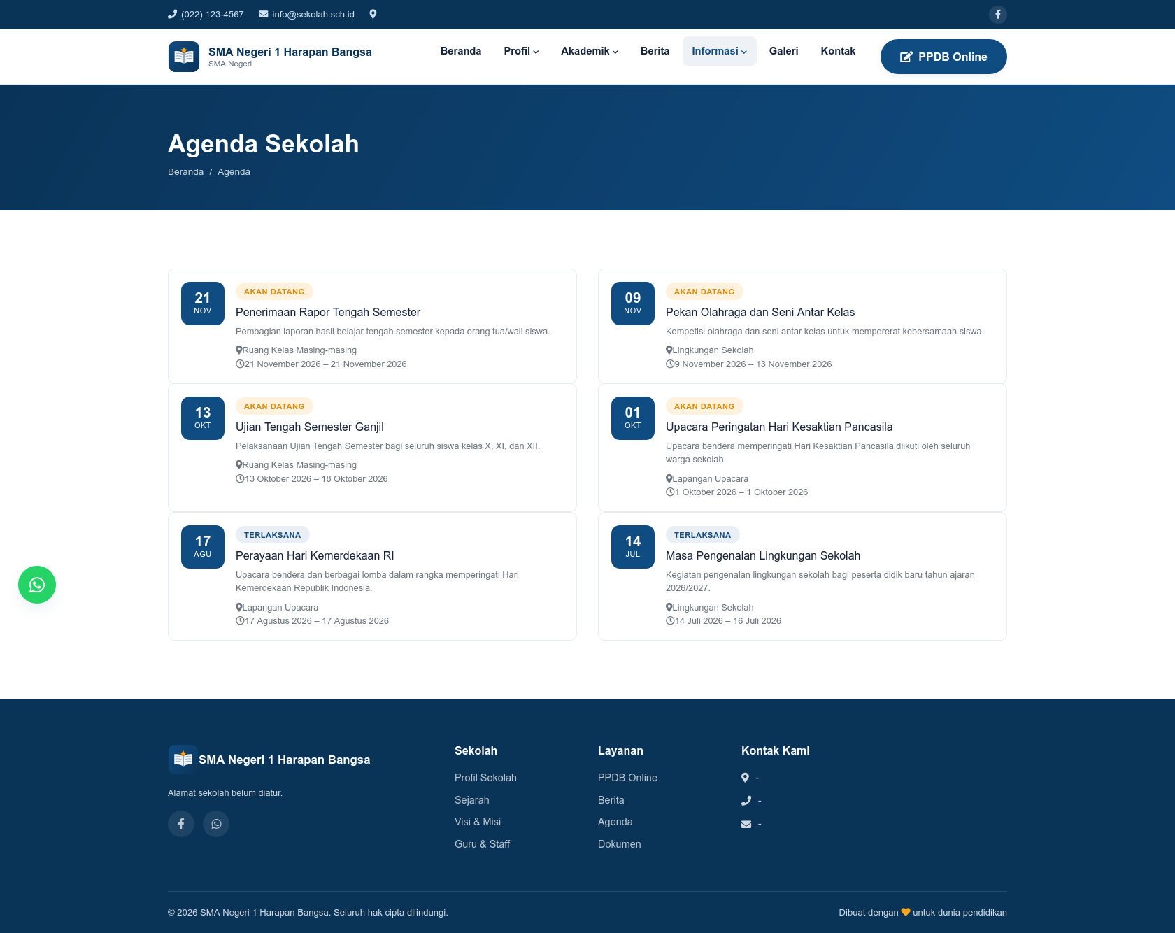 Website Akademik Sekolah 2
