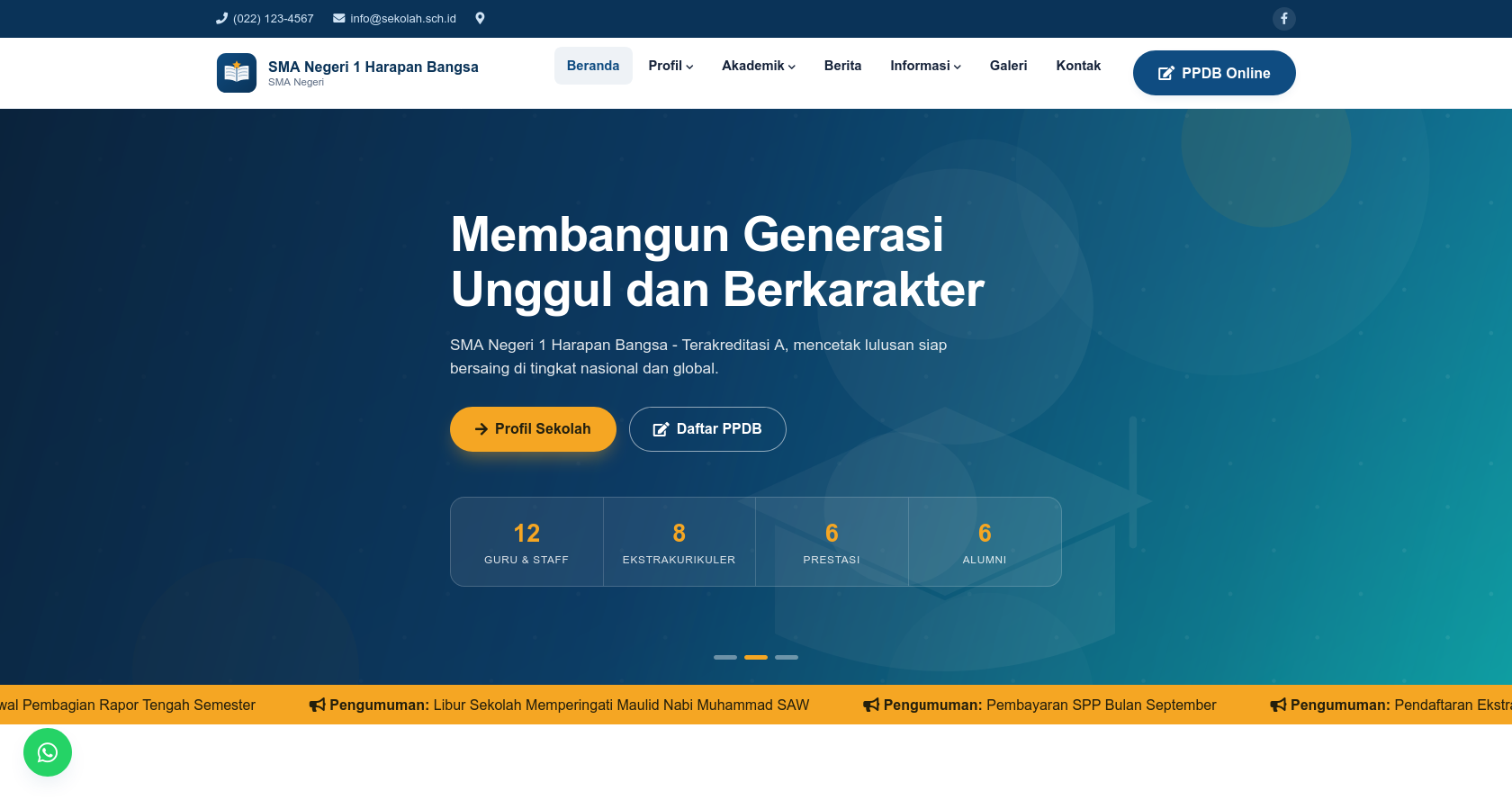 Website Akademik Sekolah 3