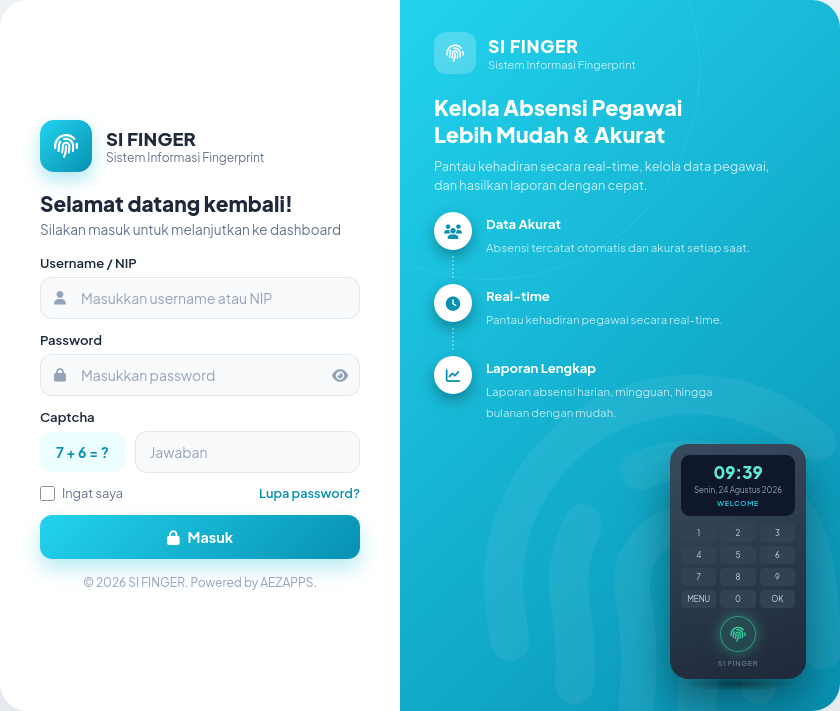 Aplikasi Si Finger 2