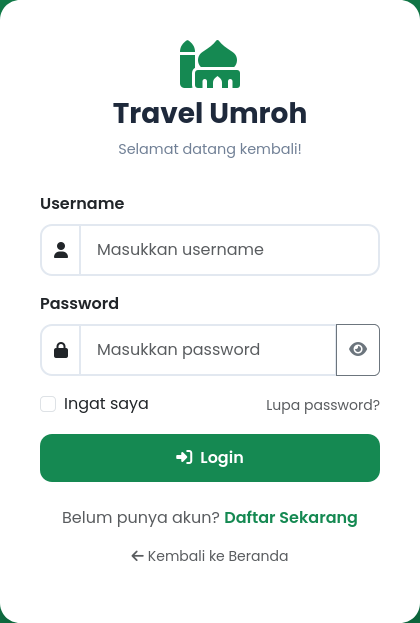 Travel & Umroh Management System 3